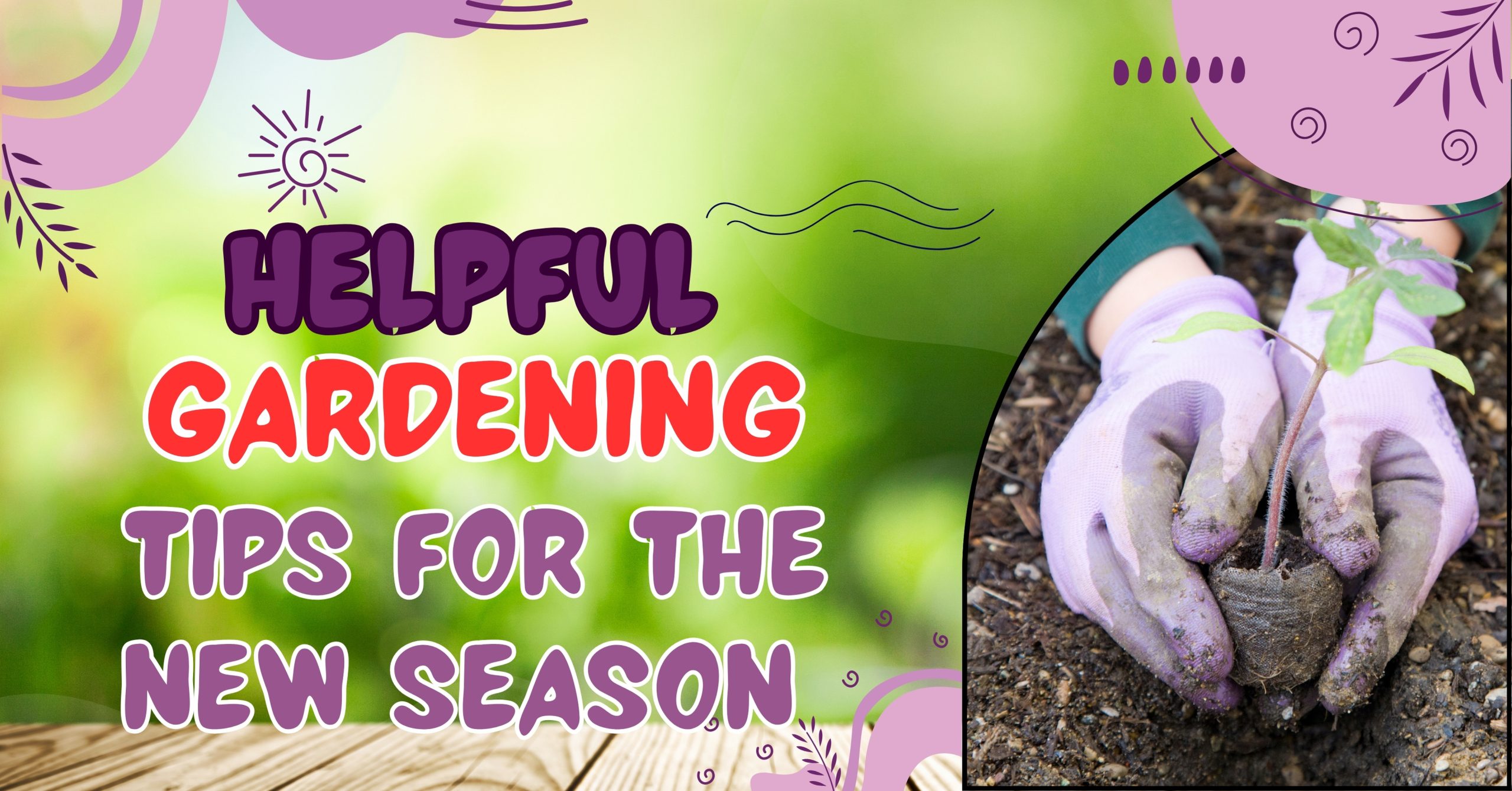 Gardening tips for the new season